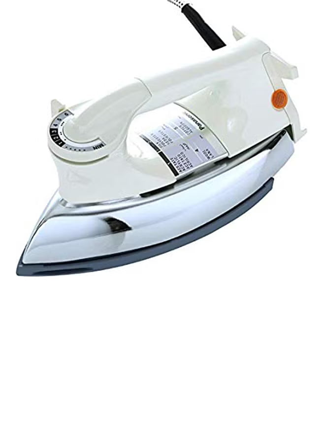 مكواة باناسونيك الثقيلة Panasonic Heavy Weight Dry Iron - بقوة 1000 واط (موديل NI-22AWT) | أبيض