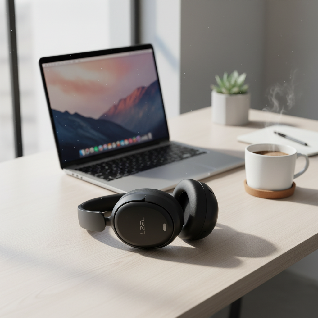 LZEL Sonique Pulse Wireless Stereo Headphones | Black