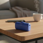 بطارية متنقلة PrimeBrio Clip C5 من ليزل – بسعة 5000 مللي أمبير، قدرة 20 واط، منفذ USB-C  | أزرق