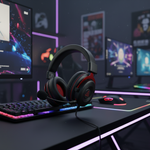 EKSA Gaming Headset With 3.5mm Jack | Black Red