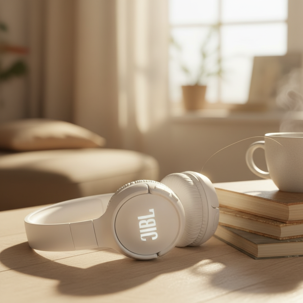 JBL Tune 520BT Wireless Headphones Pure Sound | White