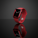 Apple Watch Series 7 GPS, 41mm Red Aluminium Case with Red Sport Band - Regular