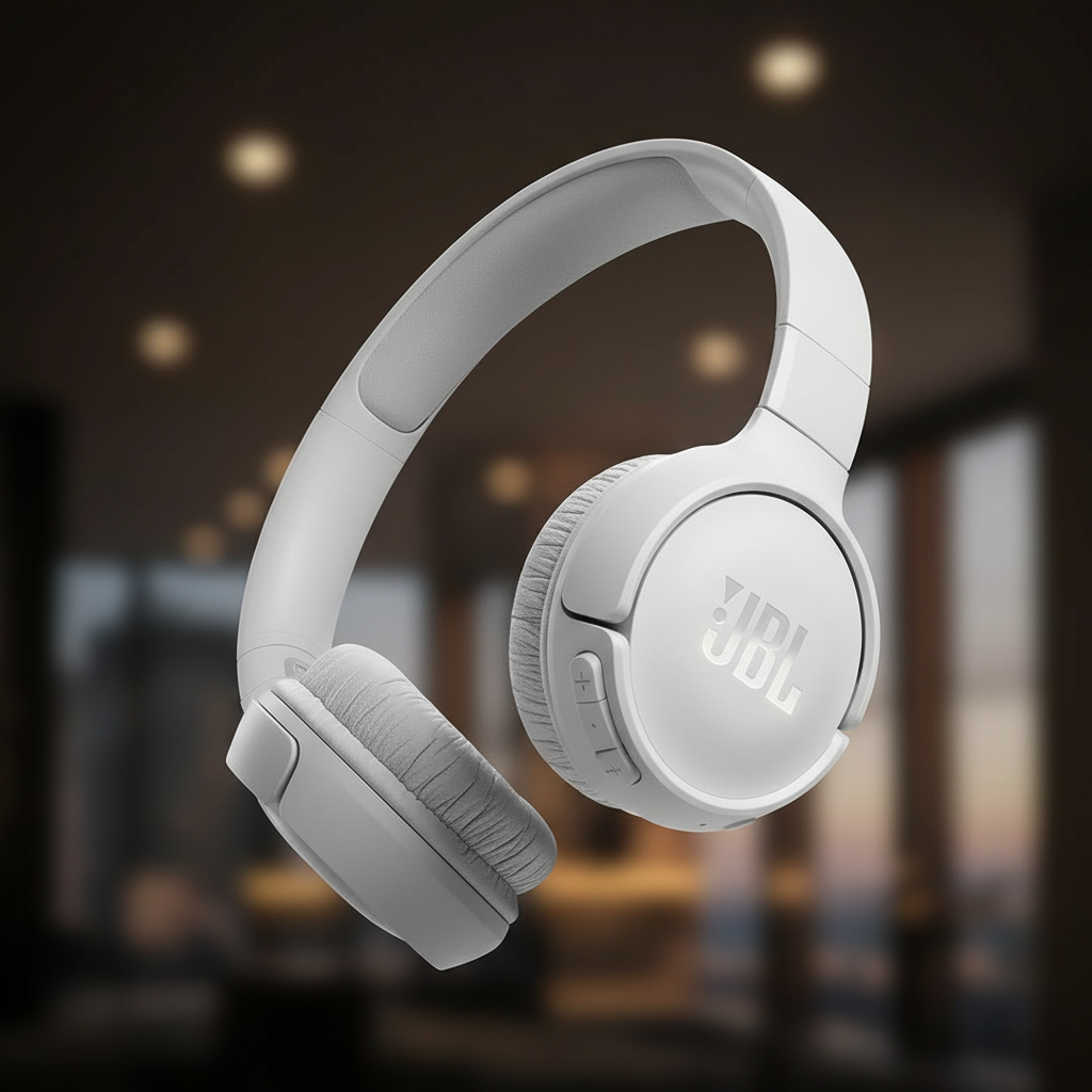 JBL Tune 520BT Wireless Headphones Pure Sound | White