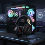 EKSA Gaming Headset With 3.5mm Jack | Black Red