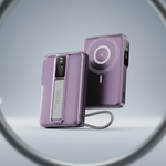 بطارية متنقلة Magcrest Flow من أسلي جلوبال 5 في 1 لاسلكي 10000 مللي أمبير بتقنية PD مع منفذي Type-C | بنفسجي