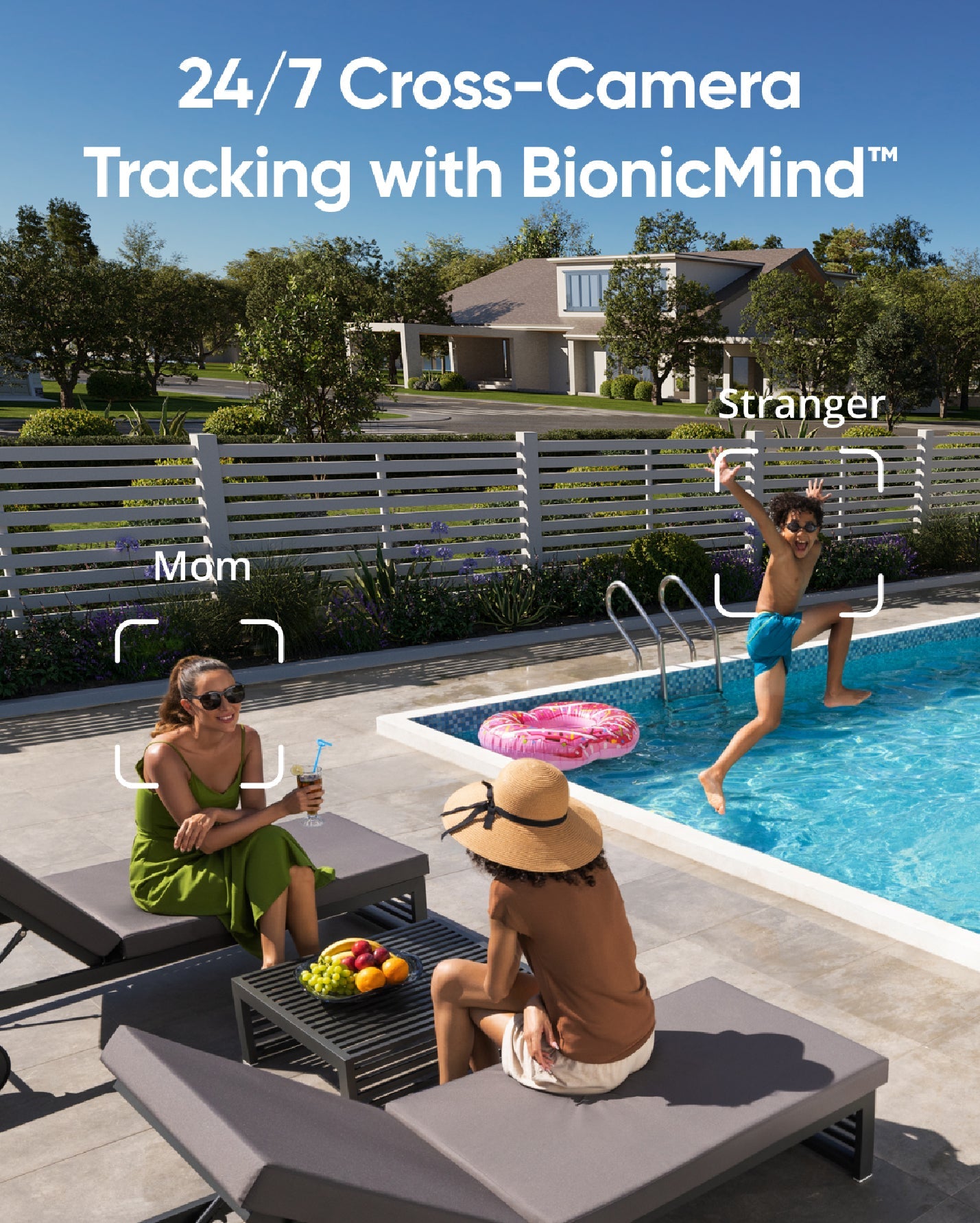 كاميرا مراقبة ذكية E330 (احترافية) بـ 4 كاميرات بدقة 4K من Eufy | أبيض