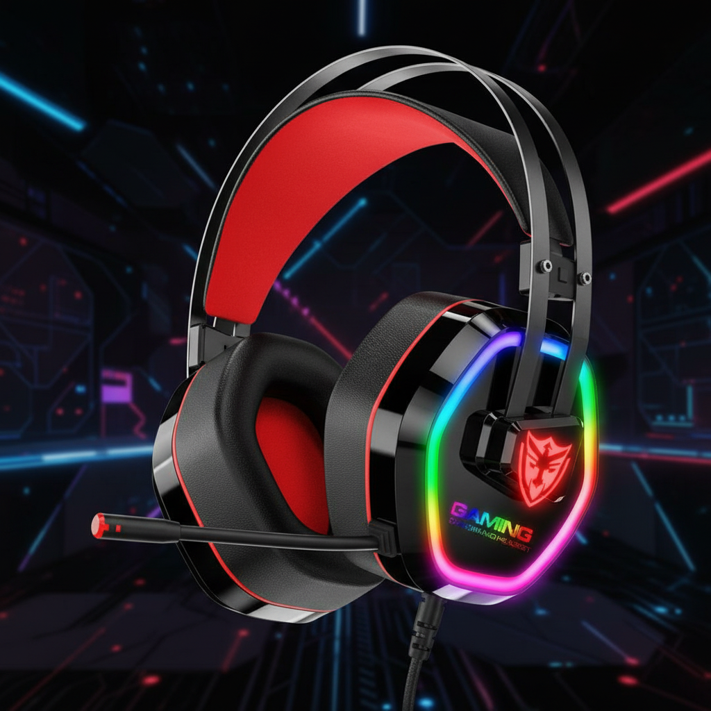 E-sport Gaming Headset With Backlight With 3.5mm Jack