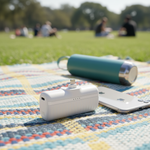 بطارية متنقلة PrimeBrio Clip C5 من ليزل – بسعة 5000 مللي أمبير، قدرة 20 واط، منفذ USB-C | أبيض