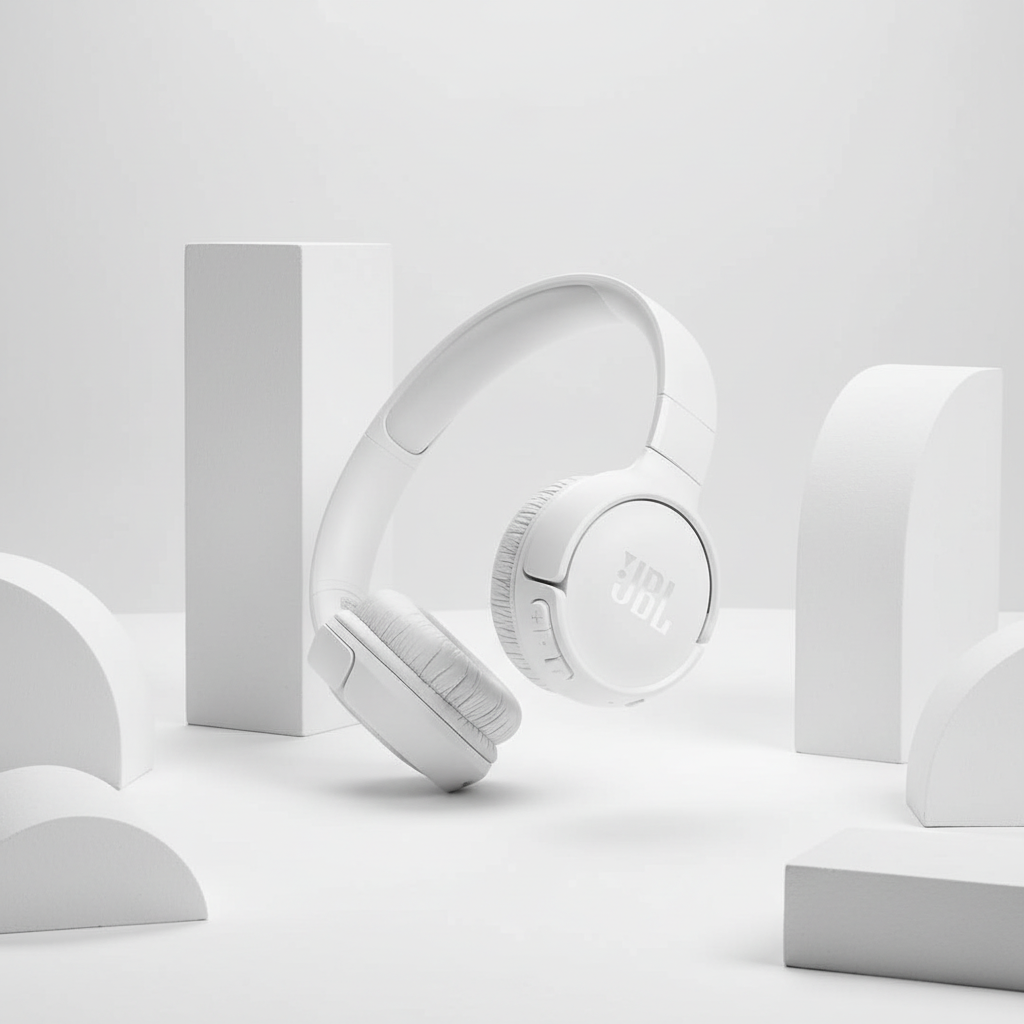 JBL Tune 520BT Wireless Headphones Pure Sound | White