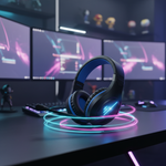 Colusi Gaming Headset CLS100 Pro+Gaming 3.5+USB Headphone |Black/Blue