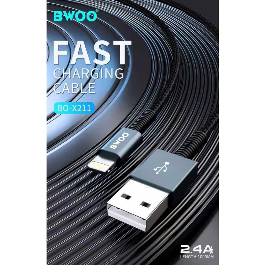 BWOO Fast Charging Cable USB-A to Lightning | 1M