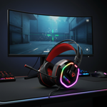 E-sport Gaming Headset With Backlight With 3.5mm Jack