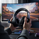 Colusi Multi-Platform Gaming Headset – 3.5mm + USB For PC, PS4/PS5, Xbox, Switch | Black