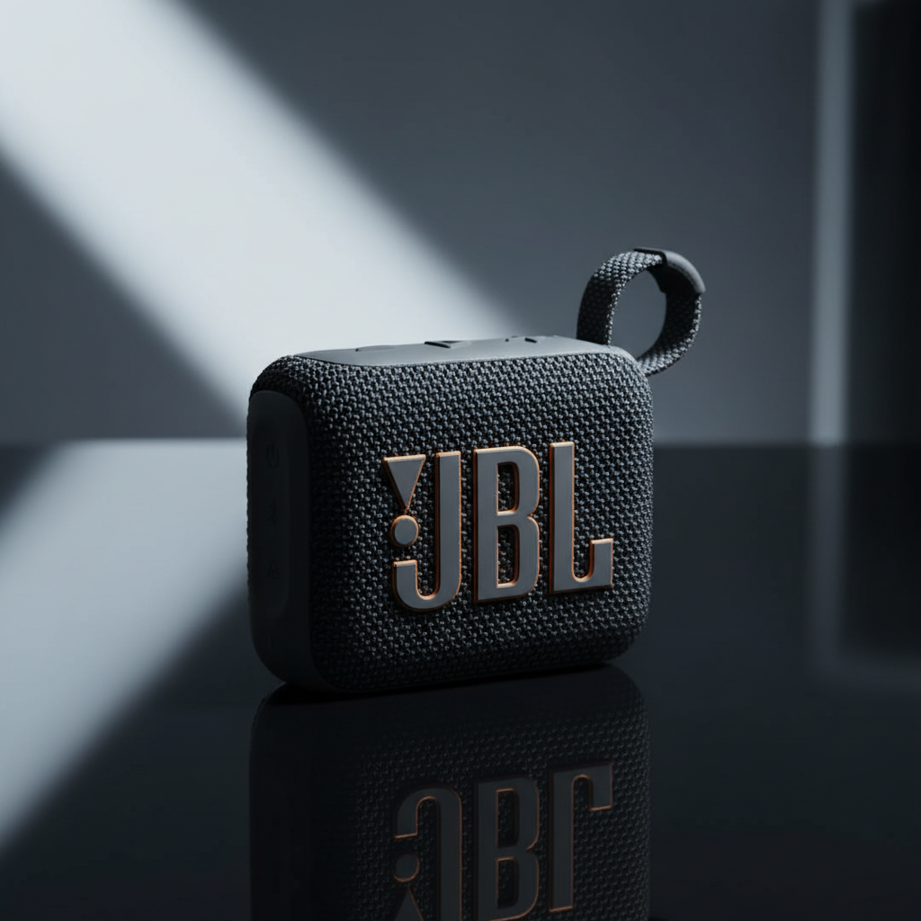مكبر صوت Go 4 محمول فائق الصغر مقاوم للماء من JBL | أسود