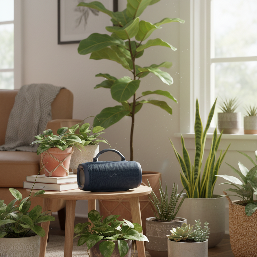 LZEL Aquilasonus Max Portable Waterproof Bluetooth Speaker With RGB Lights | Blue