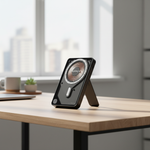 بطارية متنقلة MOMAX Power X Pro لاسلكية مغناطيسية – 5000mAh | أسود