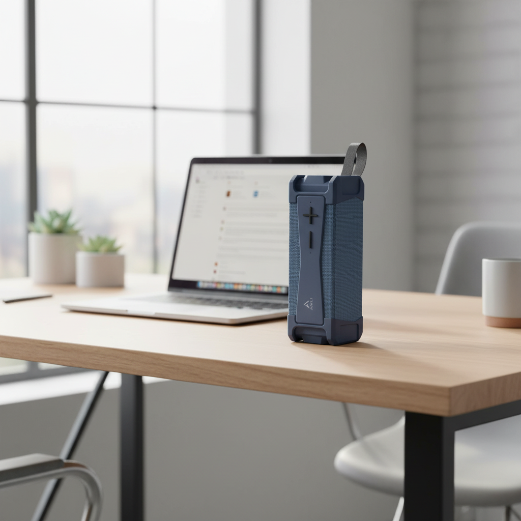 Asli Global SoundWave Echo True Wireless Speaker |Navy Blue