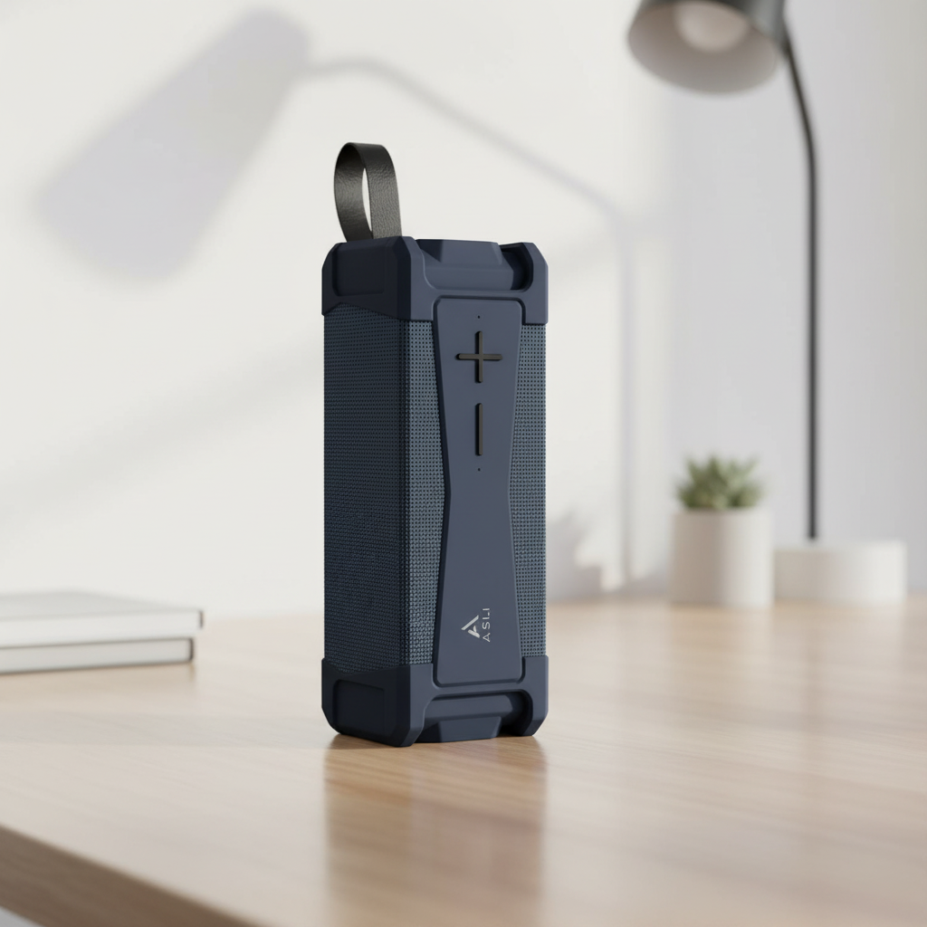 Asli Global SoundWave Echo True Wireless Speaker |Navy Blue