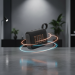 مكبر صوت Go 4 محمول فائق الصغر مقاوم للماء من JBL | أسود