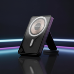 بطارية متنقلة MOMAX Power X Pro لاسلكية مغناطيسية – 5000mAh | أسود