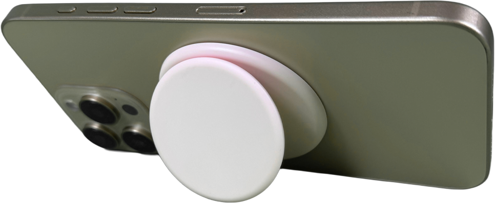 LZEL GripLoop Pop Series – Magnetic Finger Pop Holder & Stand | Pink