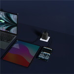 Asli  Global Maxcharge 65 Gan 3-Port Usb-A & Dual Usb-C Fast Charger | Black