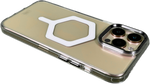 كڤر حماية بتصميم سداسي من ليزل لهاتف iPhone 16 Pro Max شفاف
