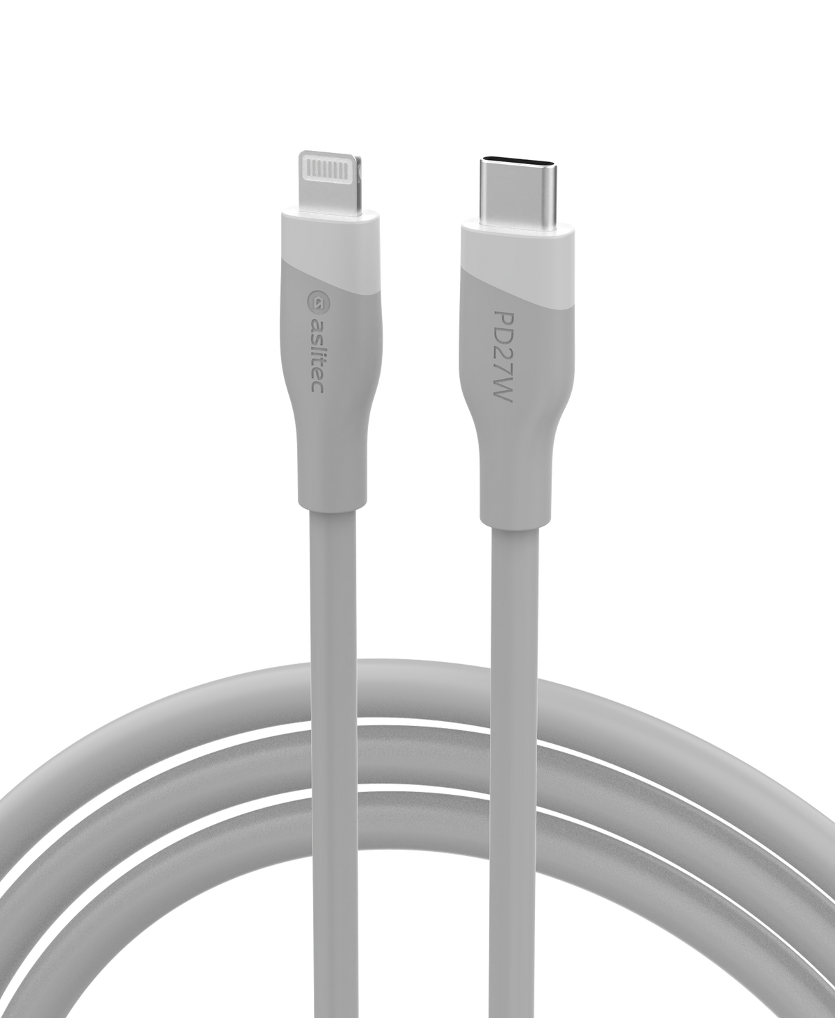 aslitec SILICORECHARGE SYNC Fast Charging & Data Cable – USB-C to Lightning