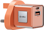 شاحن aslitec VoltiqueGaN بقدرة 35 واط – شاحن GaN فاخر بمنفذي USB-A و USB-C