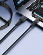 كيبل Aslitec GRAPHENEX  للشحن السريع ونقل البيانات بقدرة 65 واط – USB-A إلى USB-C