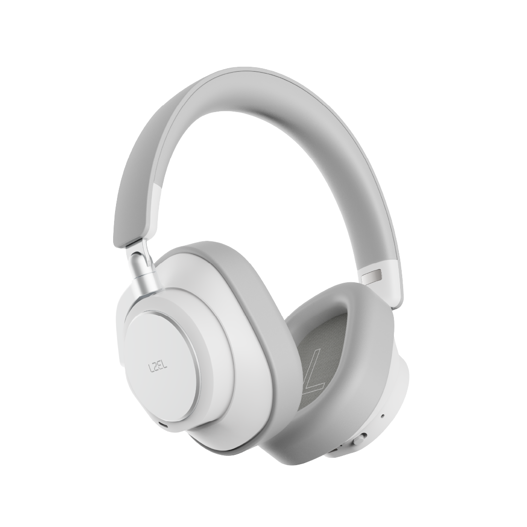 LZEL Sonicflow Series High-Fidelity Wireless Stereo Headphones | White