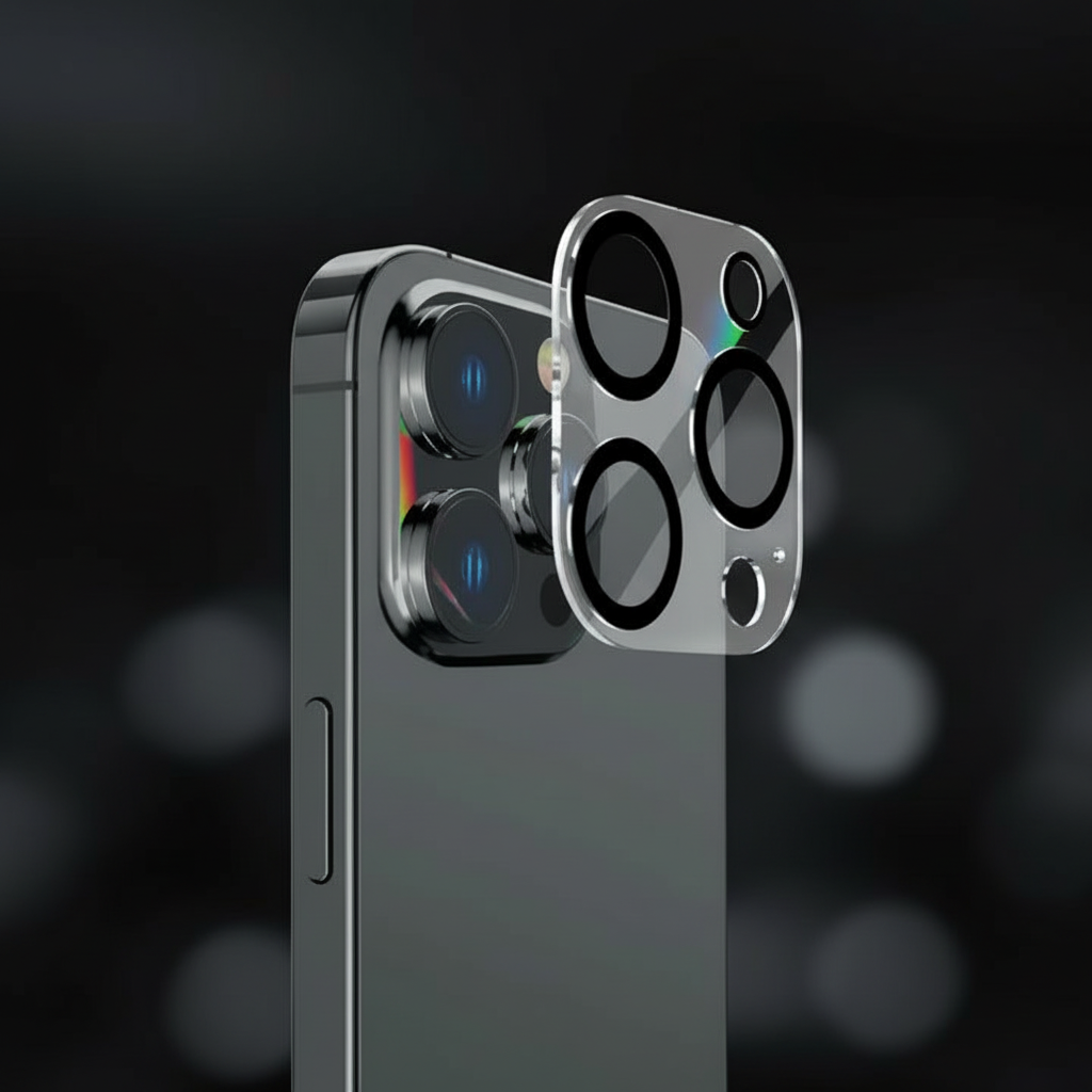 كڤر حماية للكاميرا من ليزل لهاتف iPhone 16 Pro/16 Pro Max |شفاف