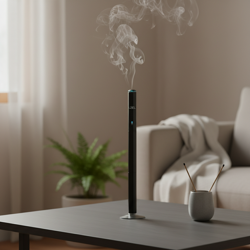 LZEL Aroma Diffuser Aromavista Serenity Prestige Scent Diffuser Waterless Nebulizer Aroma Diffuser, 2000sqft