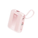 LZEL AMPNEO1O Mini 10000mAh PD Power Bank 30W | Built-in Type-C & Lightning Cable | Type-C Input/Output