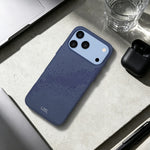 كفر LZEL LEATHERWAVE MAG من الجلد الفاخر بدعم MagSafe ونقشة متموجة لـ iPhone 18 Pro و18 Pro Max