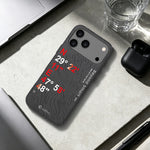 aslitec Geomag Coordinate Sophisticared Leather Magsafe Case With Coordinate Design Case For iPhone 18 Pro