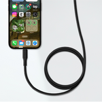 LZEL Celeris Silox CXL Soft Silicone USB-C to USB-C Cable, 480Mbps, 240W Max, 1m | Black