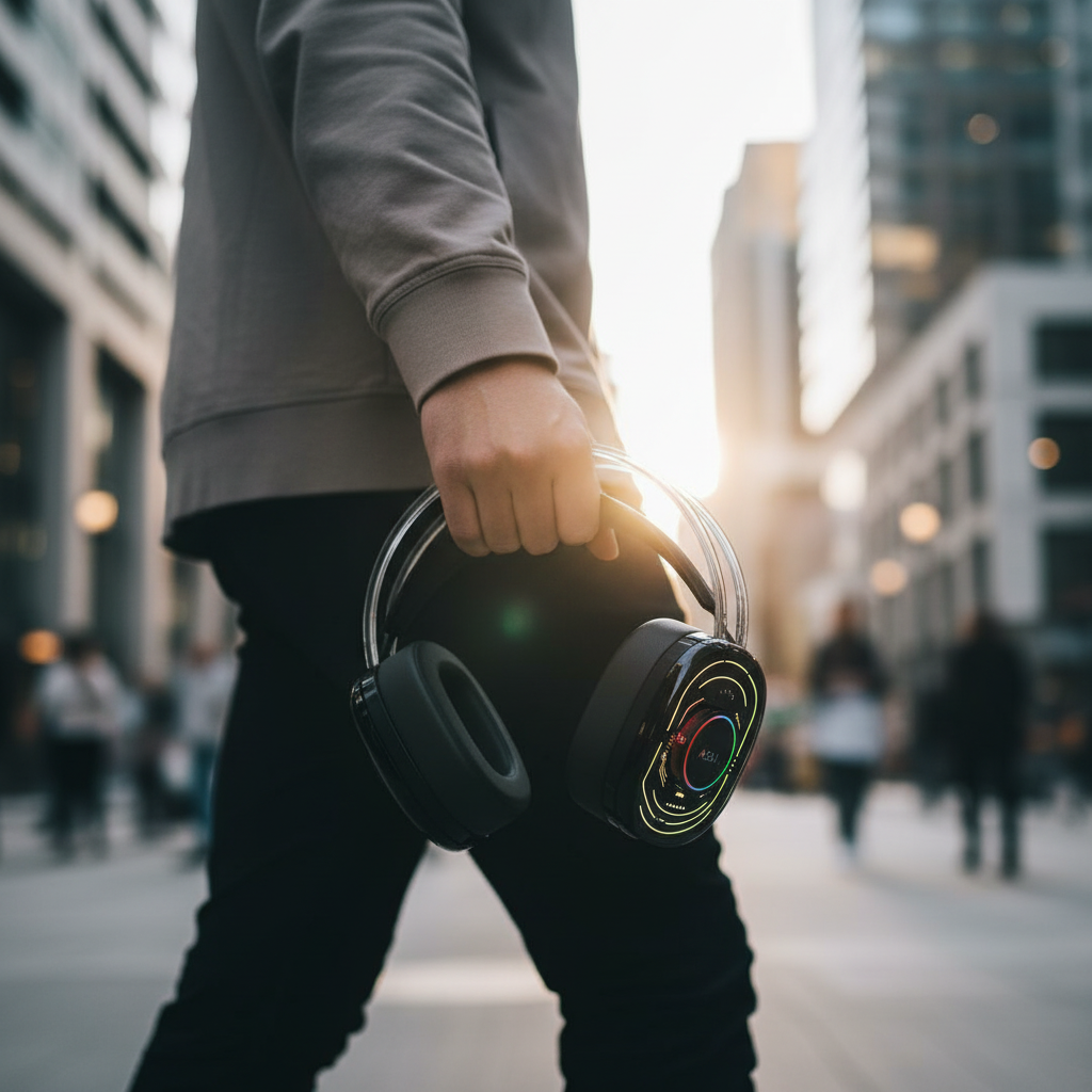 سماعة رأس سلكية Over-Ear من Asli Global EvoStrike G3 | أسود