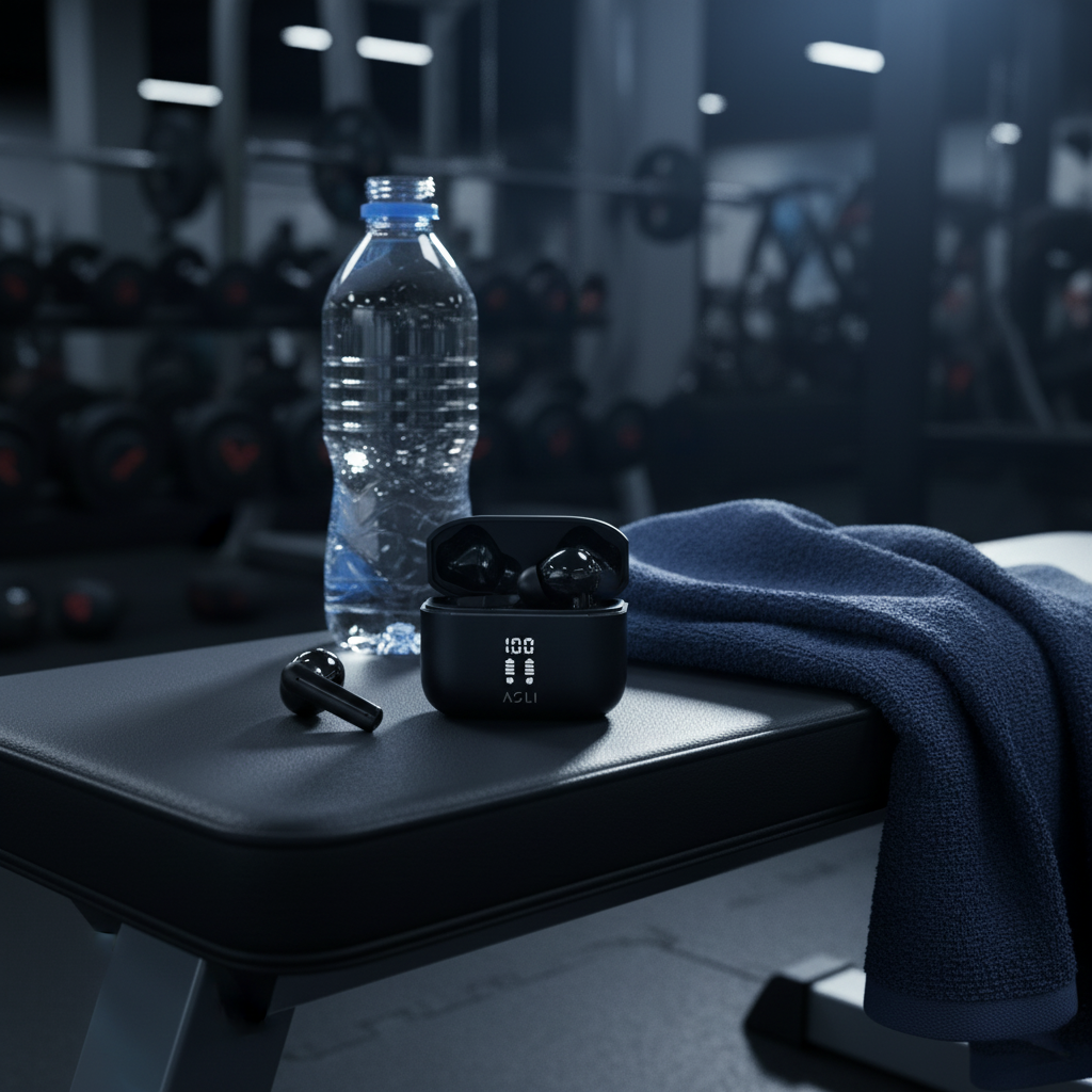 Asli Global EchoPods Pro True Wireless Stereo Earbuds with Active Noise Cancellation | Black