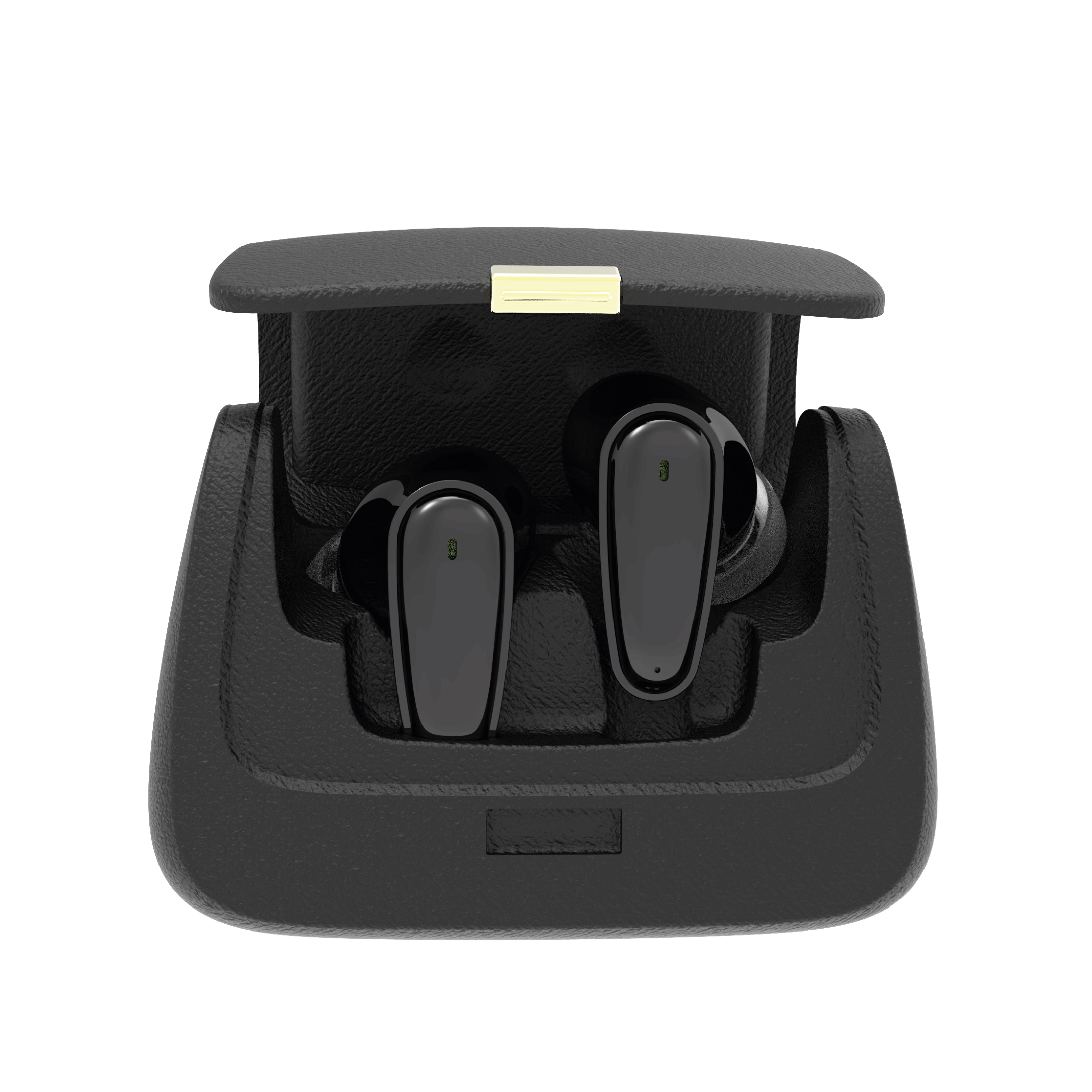 Asli Audiobag Echo Unique Handbag Styling TWS Bluetooth Earbuds Black