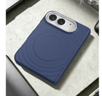 كڤر LZEL WAVEFORGE بتصميم متموج وملمس سيليكون مع دعم MagSafe لـ iPhone Duo 
