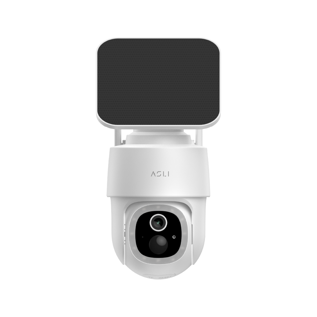 Asli Global EcoView Series - 4MP Solar-Powered Smart WIFI Security Camera