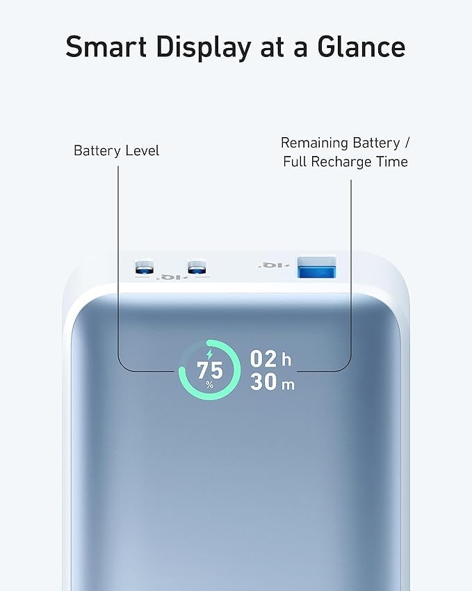 شاحن متنقلة 533 Power Core بقوة 30 واط  10000 مللي أمبير | أزرق