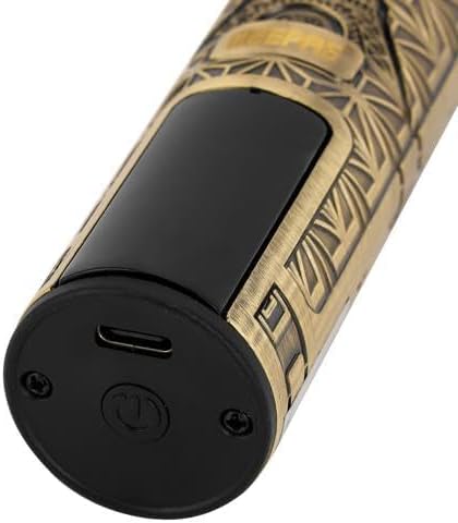  Geepas ماكينة حلاقة رقمية – آمنة على فروة الرأس، شاشة LCD، بطارية Li-ion، ذهبي وأسود