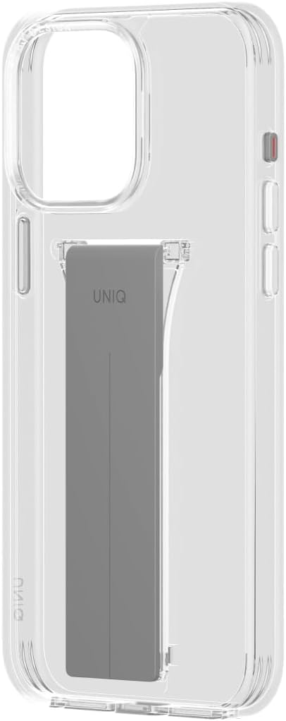 كڤر  حماية +Heldro Mount من Uniq  لهاتف iPhone 15 Pro متوافق مع MagSafe مع مسكة  |شفاف