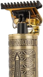  Geepas ماكينة حلاقة رقمية – آمنة على فروة الرأس، شاشة LCD، بطارية Li-ion، ذهبي وأسود