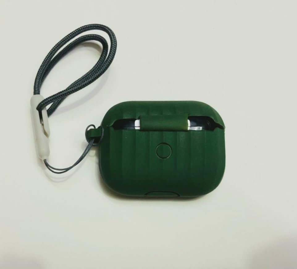 Asli Global Airpods Pro 2 Silicone Case with Anti Drop Protection | Green