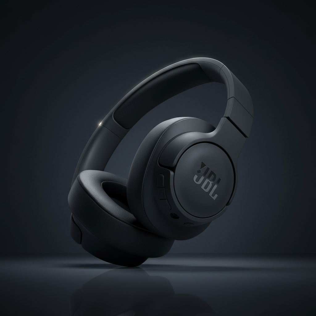 JBL Tune 720BT Wireless Over-Ear Headphones Pure Bass Sound | Black