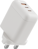 شاحن aslitec VexoraGaN بقدرة 65 واط – شاحن GaN مدمج بثلاثة منافذ USB-A وUSB-C مزدوج