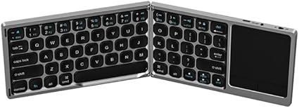 Wiwu Foldable Keyboard Steel with Touch Pad Gray